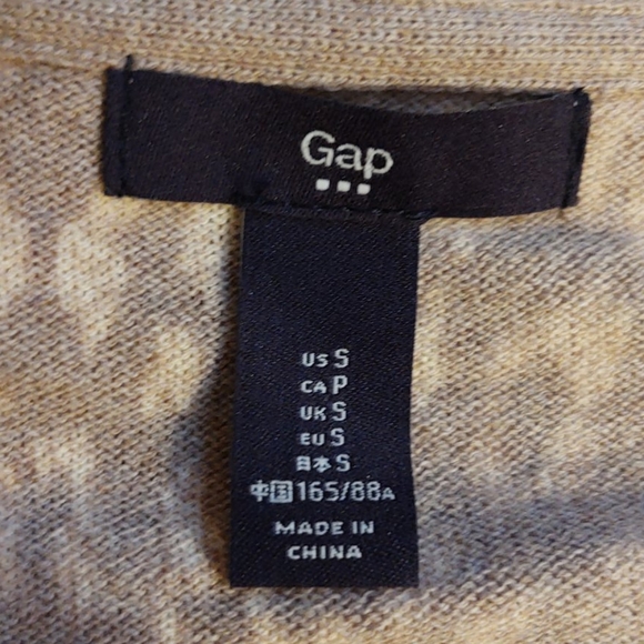 Gap Factory Cheetah Print Cardigan Sweater Cotton - Picture 7 of 8